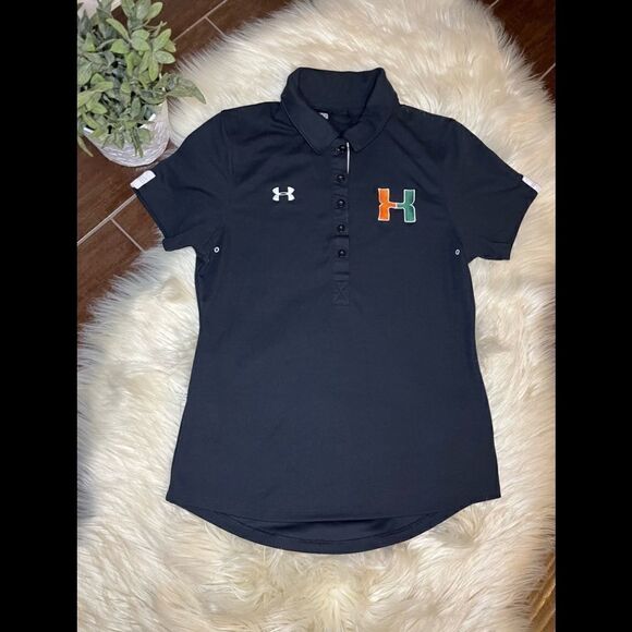 Under Armour semi fitted polo sz medium - Picture 1 of 5